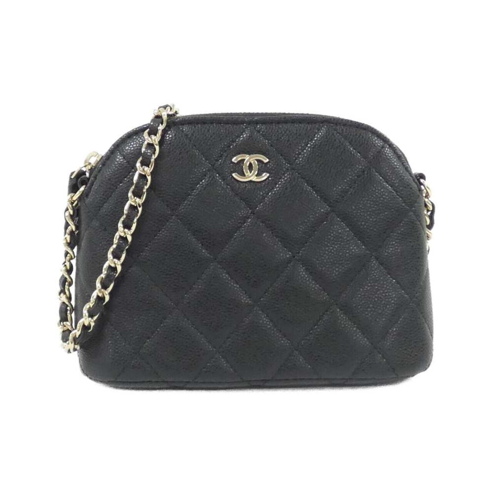 Chanel Cc Dome Zip Clutch With Chain #327351C36B